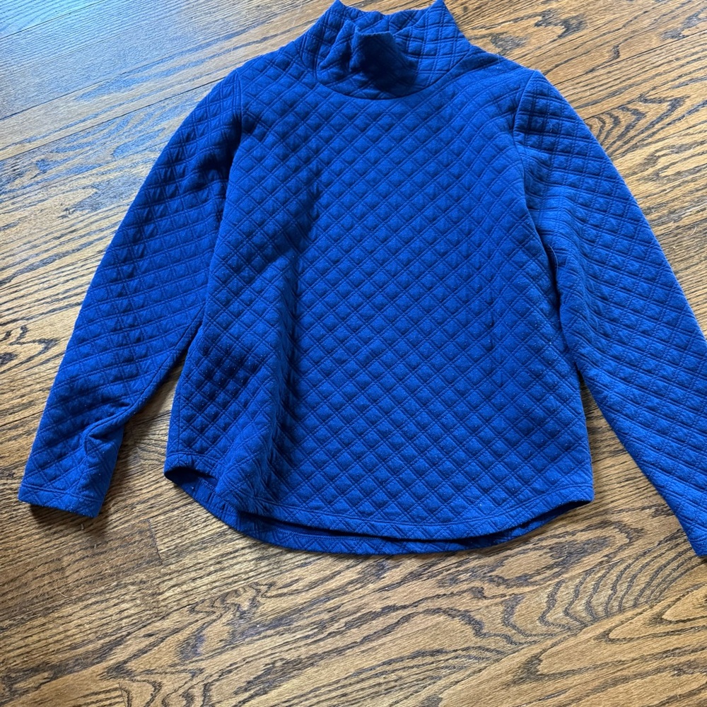 J Crew quilted pullover